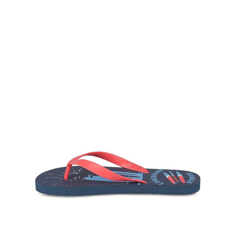 Heren LONGBOARD  | Slippers Navy Longboard